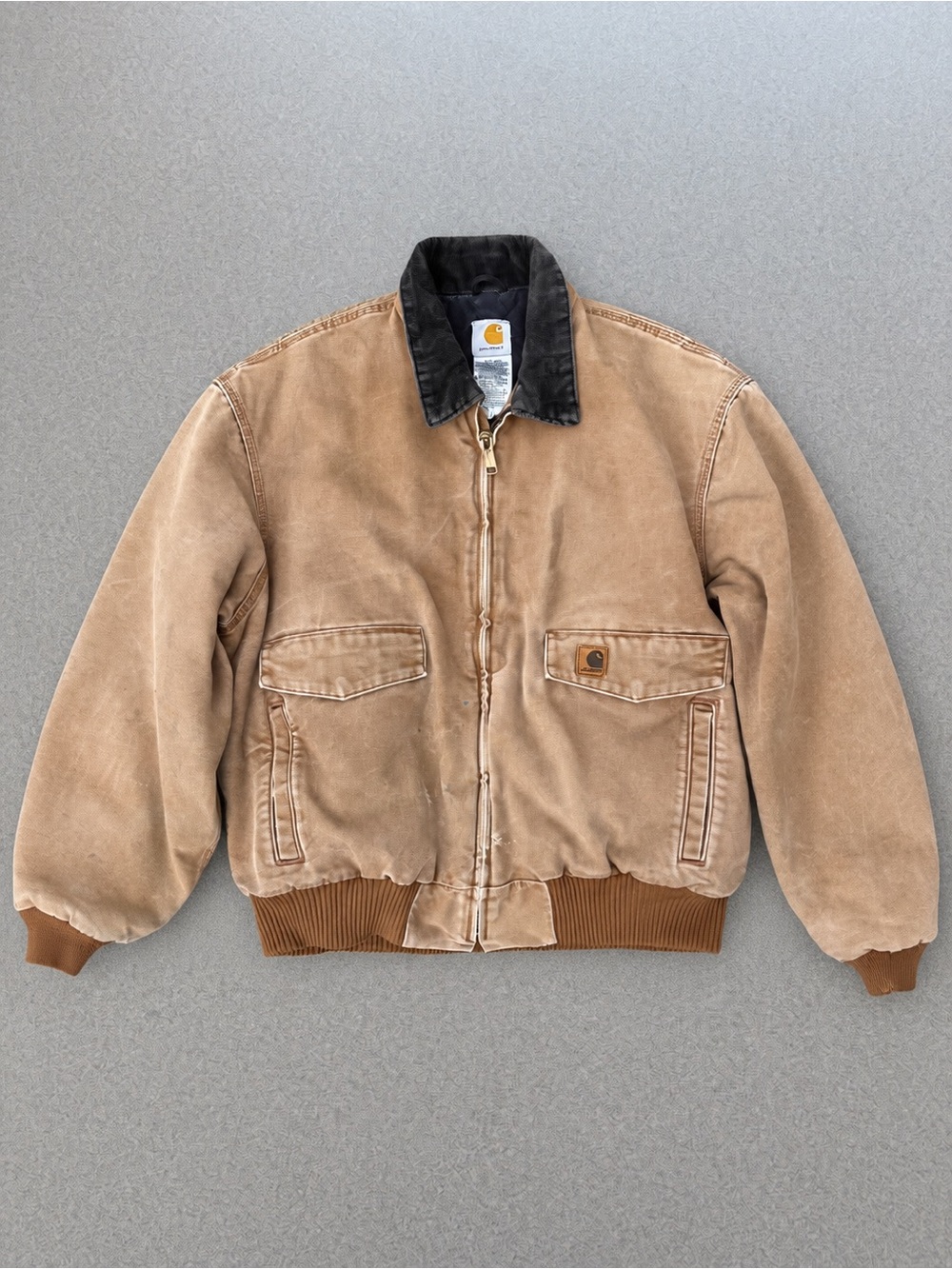 Carhartt Quilted Sandstone Bomber Jacket “Brown” J165 BRN Men’s 2X-Large